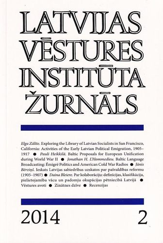 Latvijas vēstures institūta žurnāls 2014/2
