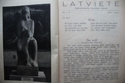 Latviete. 1936 g. Nr.  1-5.