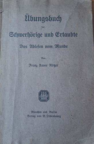 Übungsbuch für Schwerhörige und Ertaubte