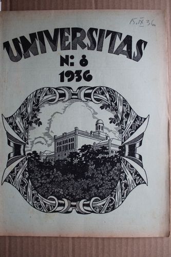 Universitas 1936g. Nr.8