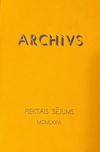 Archivs V