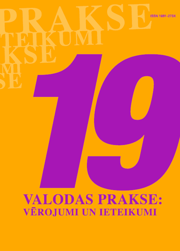 Valodas prakse: vērojumi un ieteikumi Nr. 19 (2024)