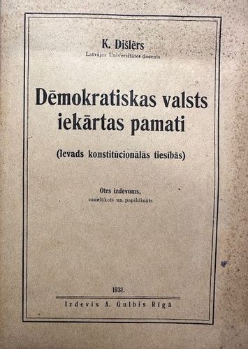 Demokratiskas valsts iekārtas pamati