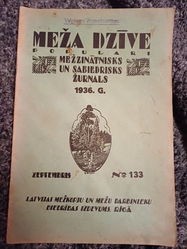 MEŽA DZĪVE 1936.g.zeptembris