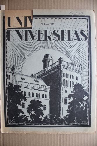 Universitas 1930 g. Nr. 7