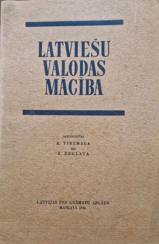 Latviešu valodas mācība
