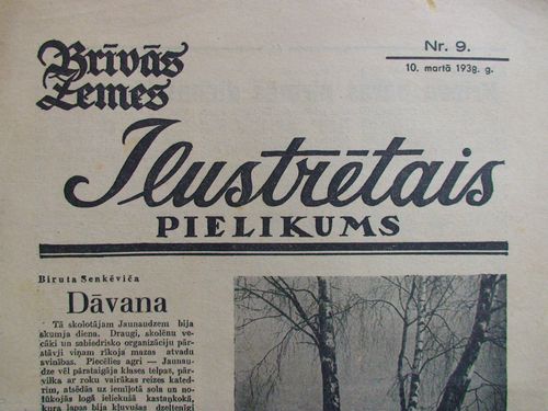 Brīvās Zemes Ilustrētais Pielikums. 1938 g. Nr. 9