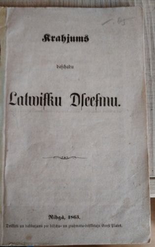 Krājums dažādu Latvisku dziesmu