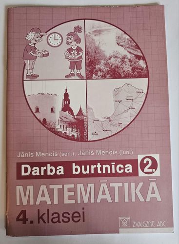 Darba burtnīca matemātikā 4 klasei. Otrā daļa