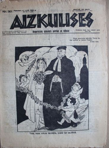 Aizkulises.  1928 g. Nr.30