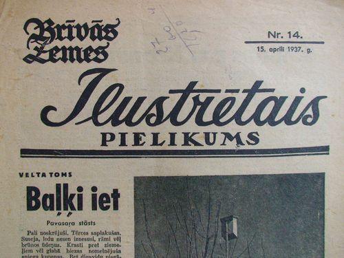Brīvās Zemes Ilustrētais Pielikums. 1937 g. Nr.14