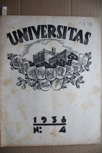 Universitas 1938g. Nr.4