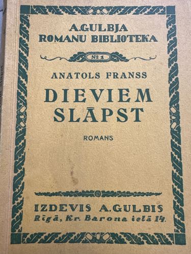 Dieviem slāpst