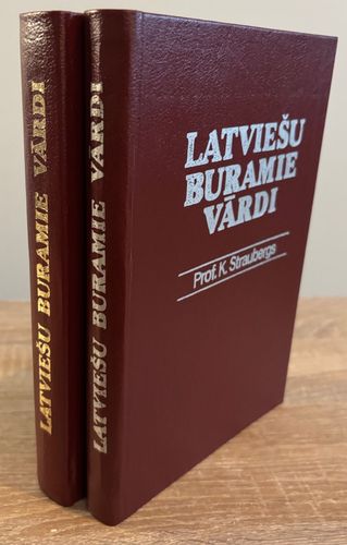 Latviešu buramie vārdi, 2 sējumi. Bibliogrāfisks retums.