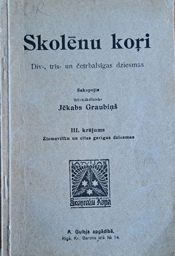 Skolēnu kori III. krājums 