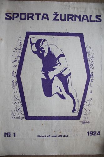 Sporta Žurnāls. 1924 g.Nr. 1 