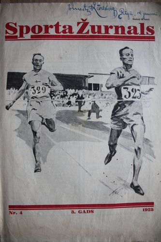 Sporta Žurnāls. 1925g. Nr. 4