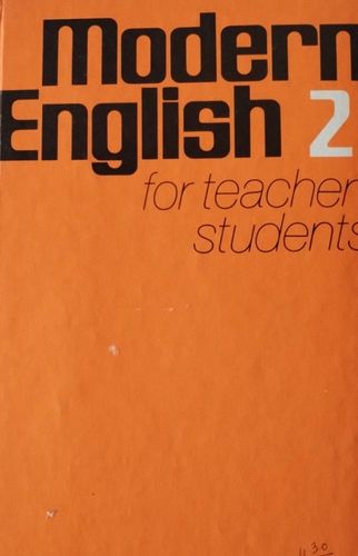 Modern english for teacher students 2