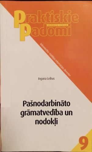 Pašnodarbināto grāmatvedība un nodokļi. 9