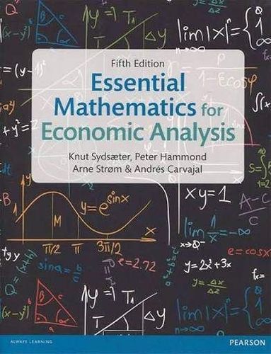 Essential mathematics for economic analysis