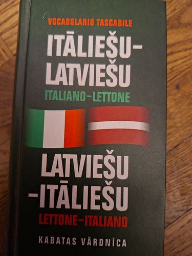 Itāliešu - latviešu, latviešu - itāliešu kabatas vārdnīca