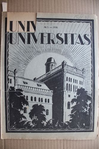 Universitas 1930 g. Nr. 5