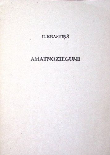 Amatnoziegumi