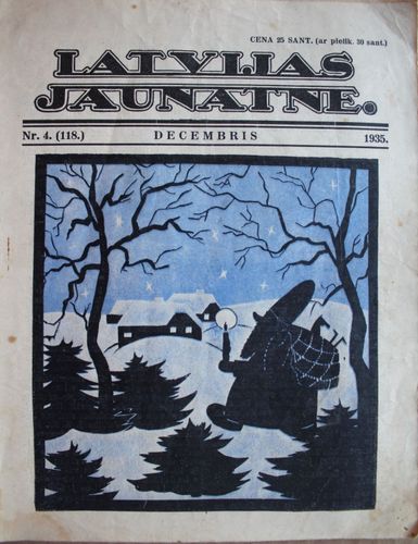 Latvijas Jaunatne. 1935 g. Nr. 4(118).