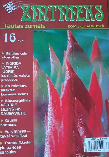 Zintnieks Nr. 16 8/2014