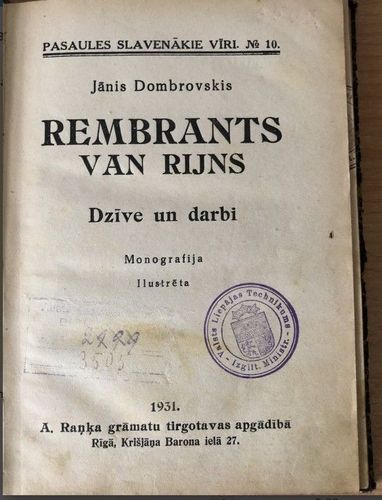REMBRANTS Van Rijns