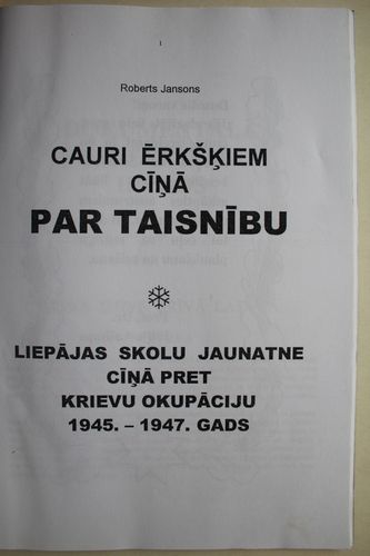 Cauri ērkšķiem cīņā par taisnību.
