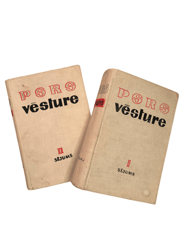 PSRS vēsture 1. un 2. sējums