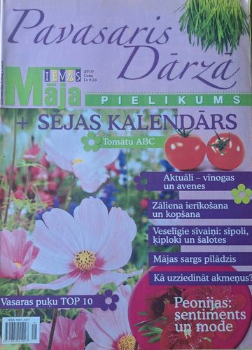 Ievas Māja 2010 Pielikums Pavasaris dārzā
