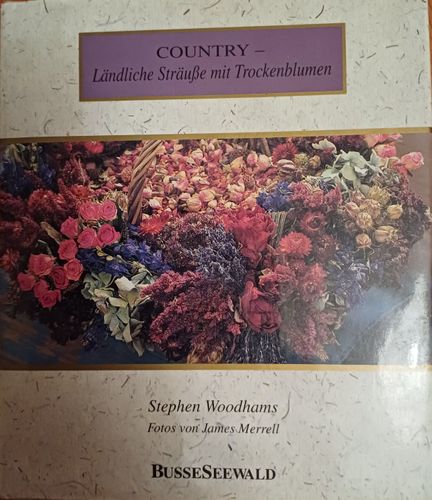 Country-Landliche Strause mit Trockenblumen