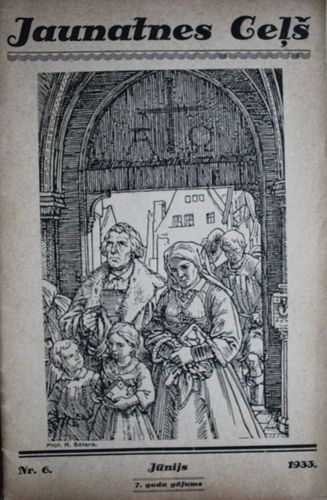 Jaunatnes Ceļš.  1933 g. Nr. 6