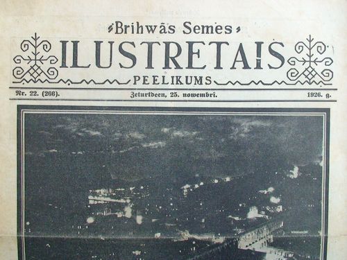 Brīwās Zemes  Ilustretais Pielikums.  1926g. Nr.22