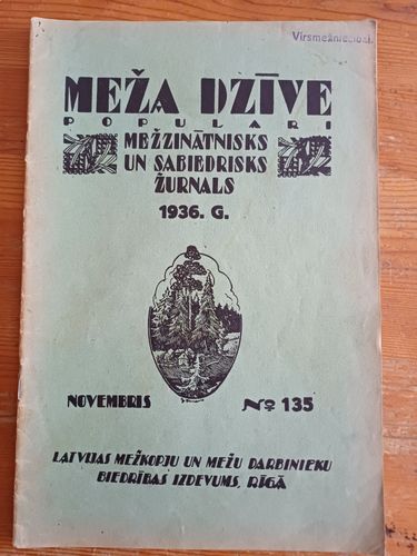 MEŽA DZĪVE 1936.g.novembris