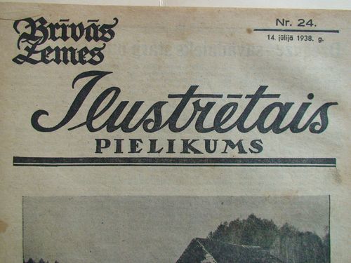 Brīvās Zemes Ilustrētais Pielikums. 1938 g. Nr.24