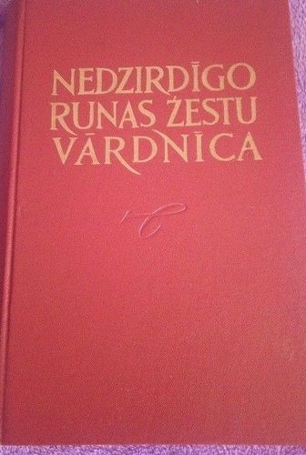 Nedzirdīgo runas žestu vārdnīca