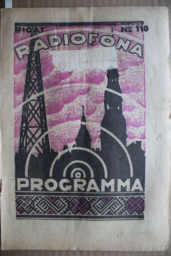 Rīgas Radiofona Programma. 1932 g. Nr. 110