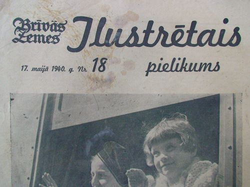 Brīvās Zemes Ilustrētais Pielikums. 1940 g. Nr.18