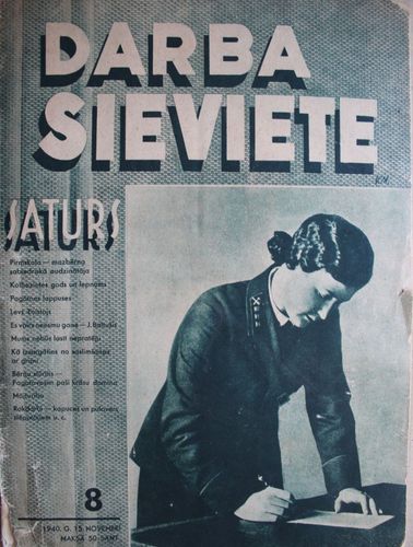  Darba Sieviete. 1940 g. Nr. 8