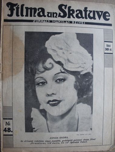 Filma un Skatuve. 1931g. Nr. 48