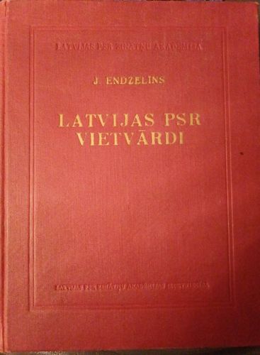 Latvijas PSR vietvārdi I daļa, 2. sējums