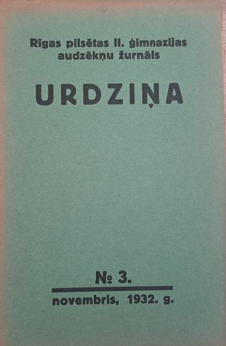 Urdziņa Nr. 3 1932