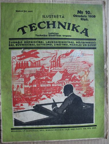 Ilustrētā Technika.  1930g.  Nr.10