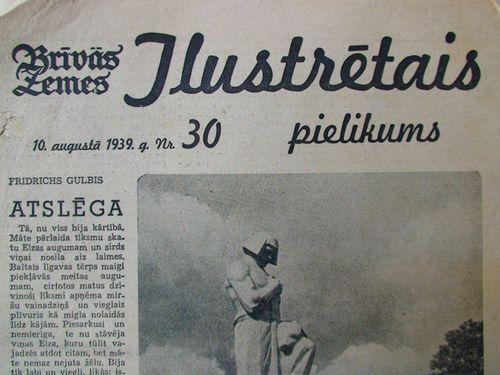 Brīvās Zemes Ilustrētais Pielikums. 1939 g. Nr.30
