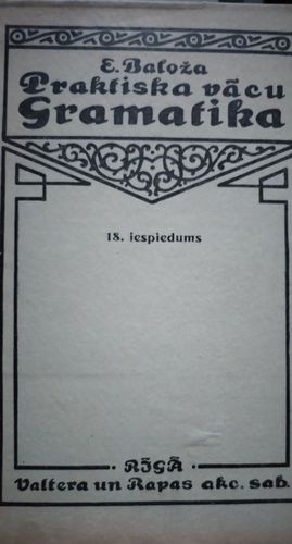 Praktiska vācu gramatika