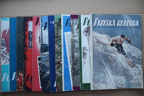 Fiziskā Kultūra. 1949g. Nr. 1-12. (pilns gadagājums).
