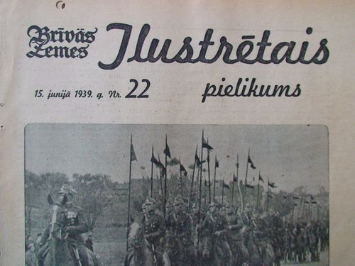 Brīvās Zemes Ilustrētais Pielikums. 1939 g. Nr.22